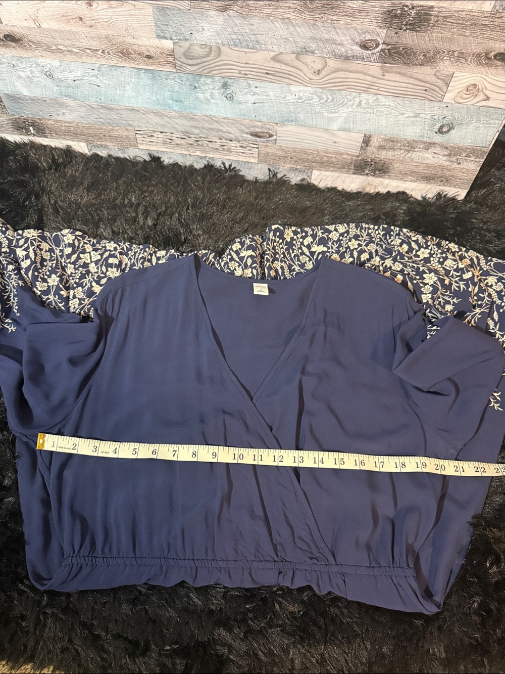 Old Navy Floral-Trim Long Sleeve Dress - Picture 6 of 7